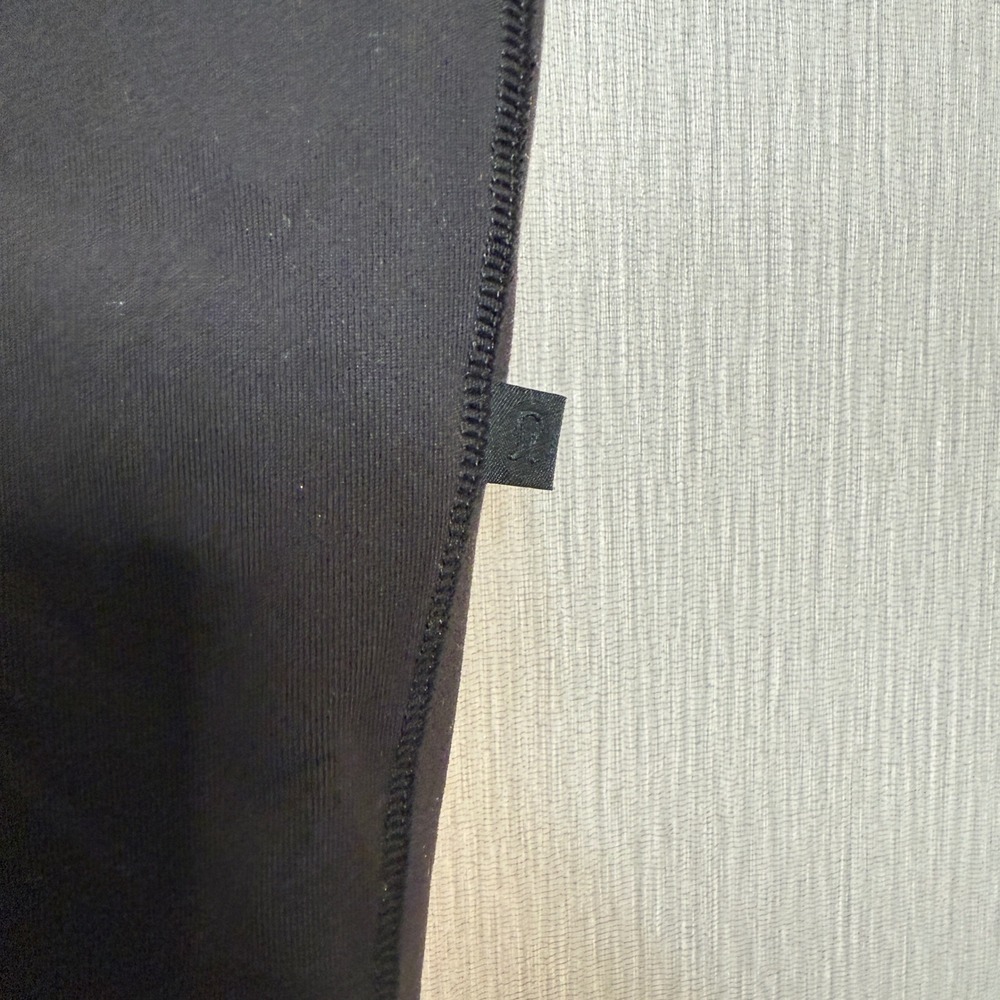 Lululemon Picnic Play Black Criss Cross Back Midi Dress Size 6 - Picture 6 of 9